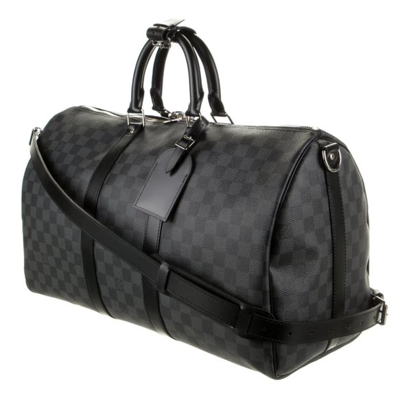 LOUIS VUITTON Damier Graphite Keepall Bandouliere 45 - Picture 2 of 16